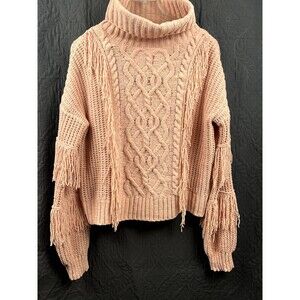 Almost Famous Sweater Cowgirl Cottagecore Western Juniors Chic Cute SZ L:NWOT